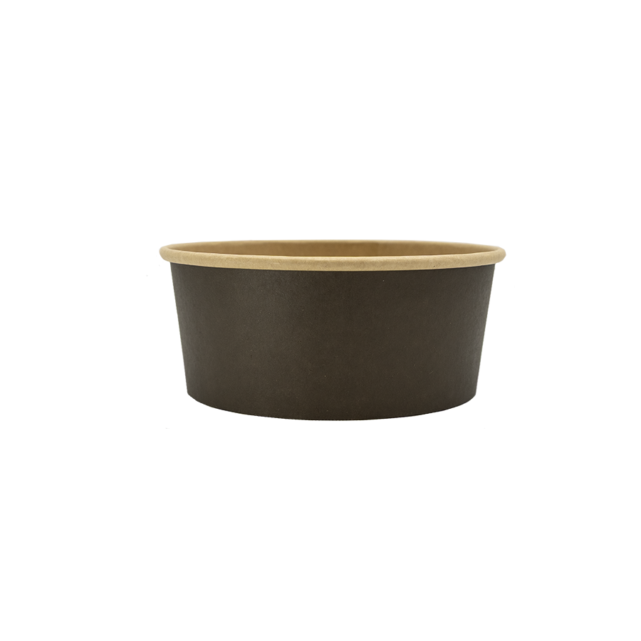 MISKA PAP. NADRUK 750 ML (7573) BLACK (1P) - KRAFT